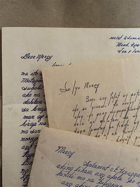 just wanna share my lolo's old love/pagsuyo letters to my lola .